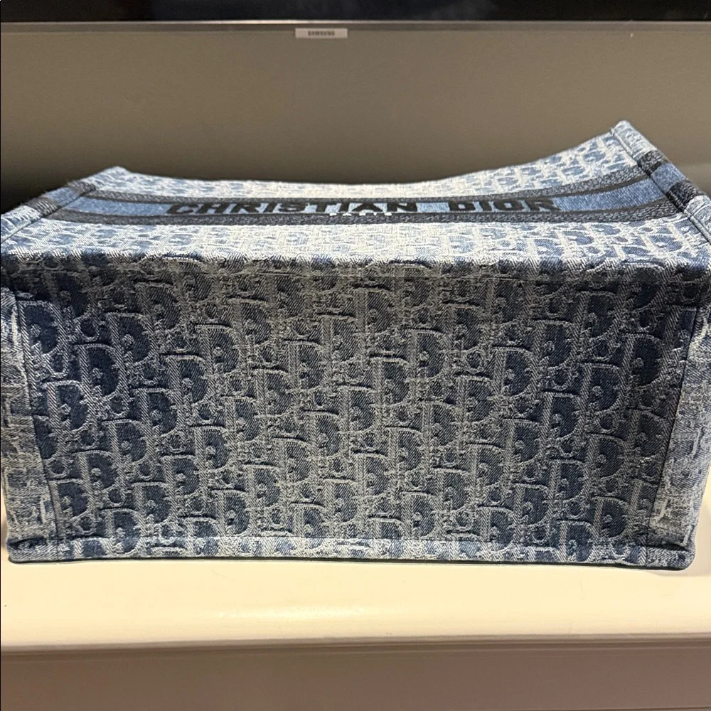 BRAND NEW Christian Dior Blue Bookbag Tote - Picture 3 of 7